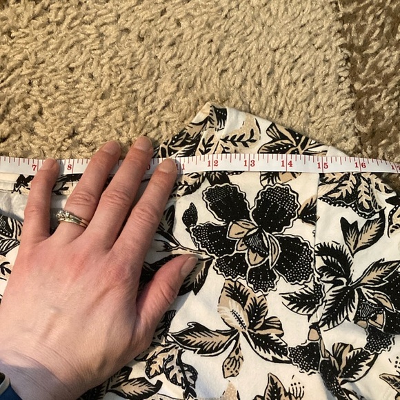 Old Navy Maternity Black and White Sheath Midi Dress Short Sleeve - Picture 8 of 12